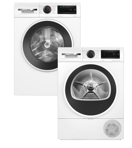 Zestaw Bosch Serie 6 WGG242ZGPL + WQG1417GPL – pralka 9 kg i suszarka 9 kg